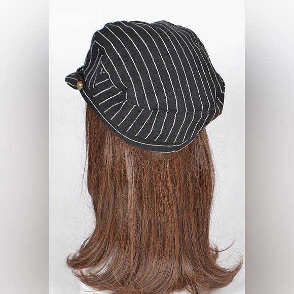 Pin Stripes Newsboy Hat - Picture 4 of 4
